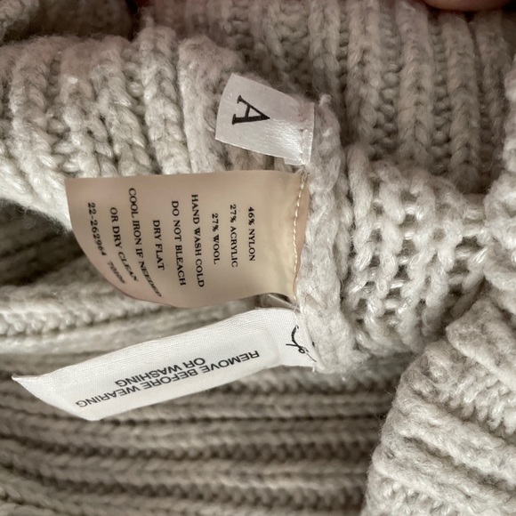 Ann Taylor Woven Boxy Sweater with Button Detail - Picture 3 of 5